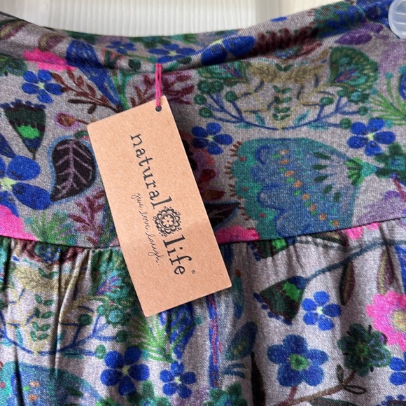 “Butter-soft” Mini Skirt - Whimsical Printed Garden - Picture 6 of 8